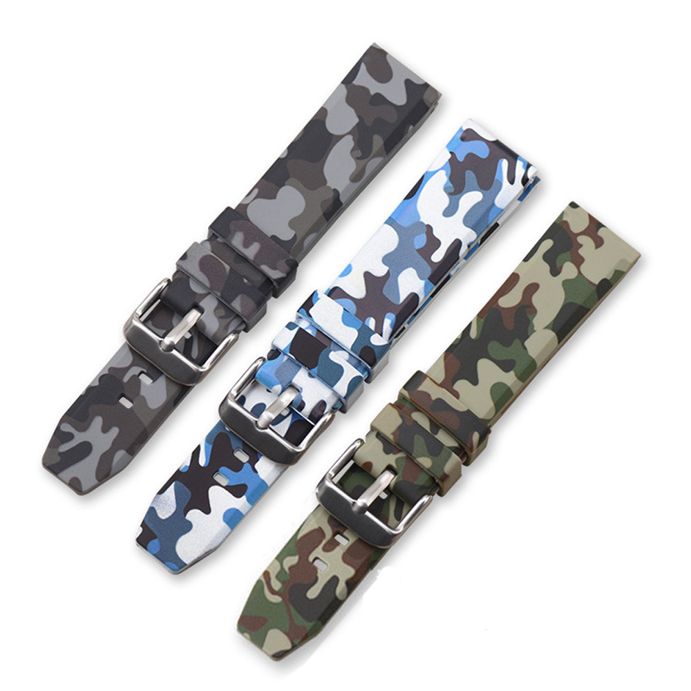 Hunting Outdoor Watch - Bracelet de Camouflage en Silicone, vert