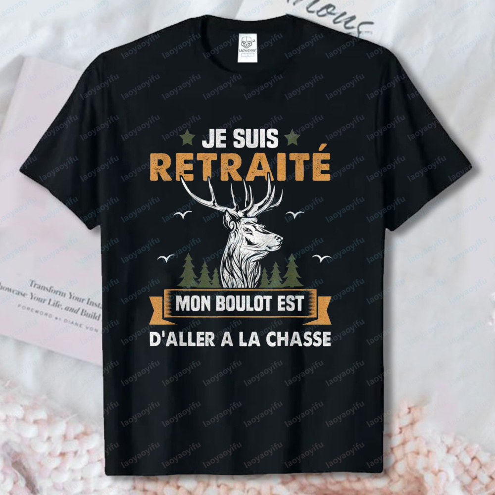 Outdoor Hunting Graphic Tees - T-shirt humoristique de chasse pour hommes