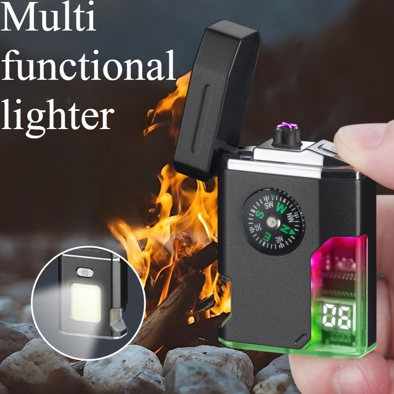 Fire Starter Waterproof - Briquet à impulsion multifonctionnel étanche, charge