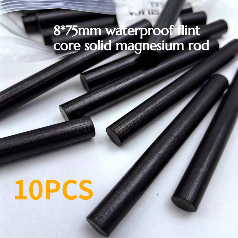 Fire Starter Waterproof - 10 pièces de 8*75mm, tige de