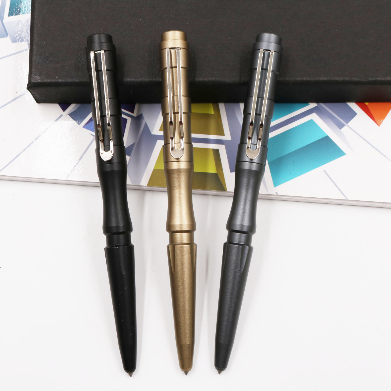 Tactical Pen Tool - Stylo tactique, fournitures d'autodéfense, coffret cadeau,