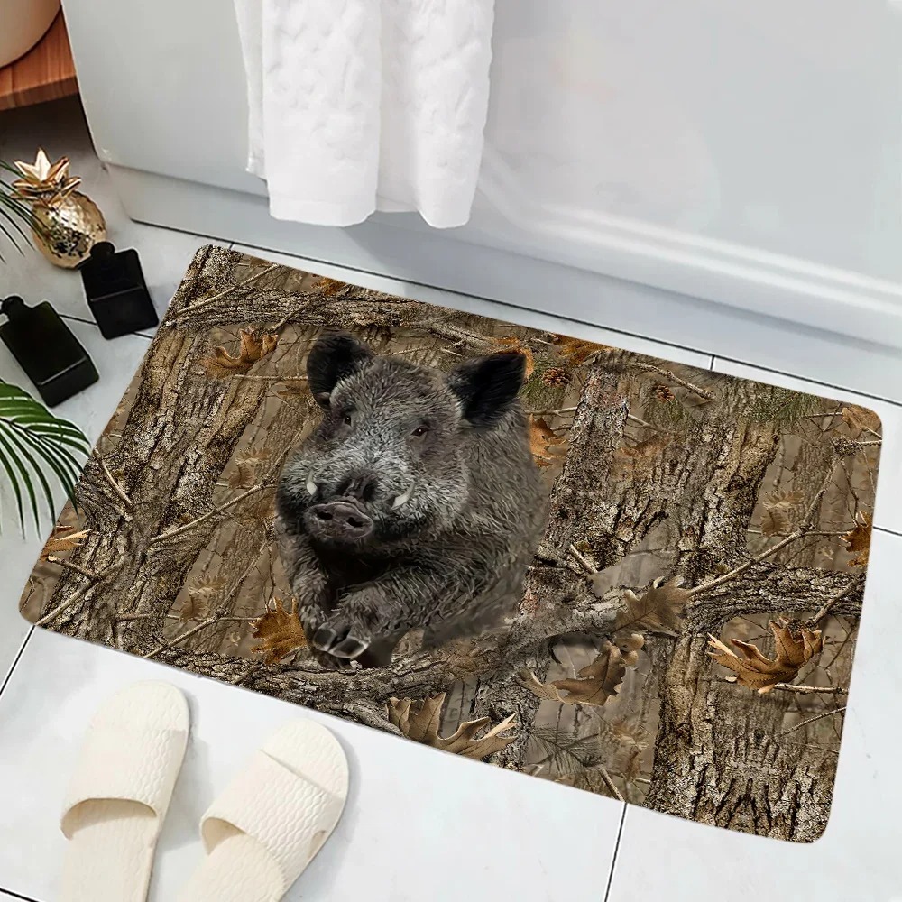 Hunting Outdoor Rug - Tapis de porte antidérapant à imprimé