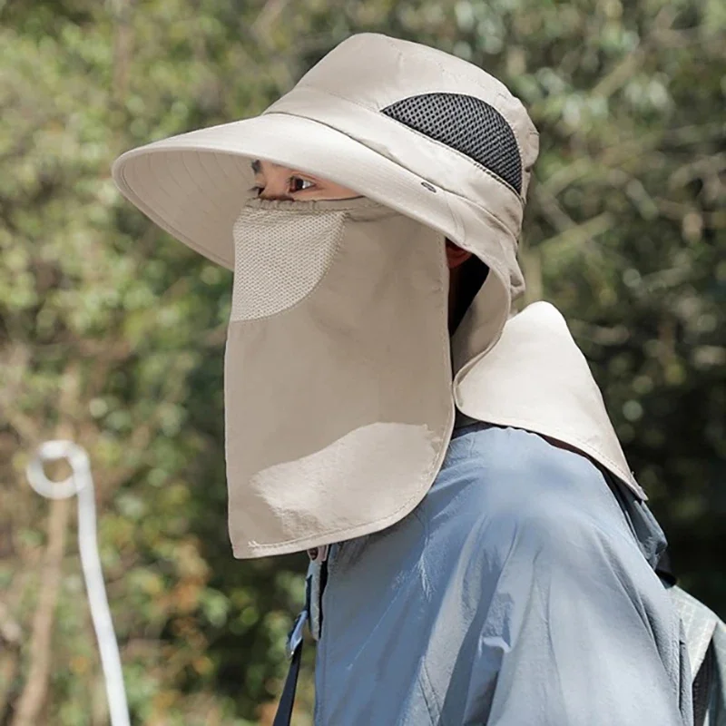 Hunting Fishing Outdoor - Chapeau de soleil d'été anti-UV pour