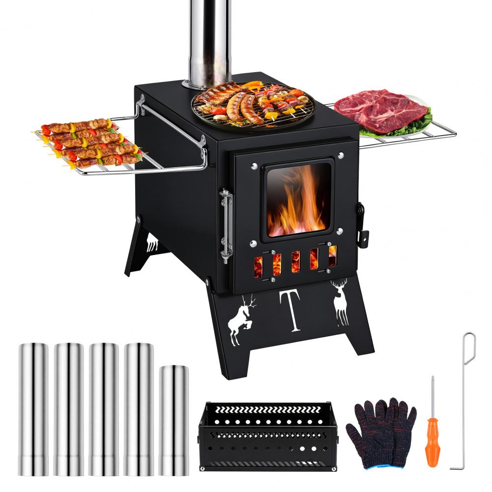 Outdoor Hunting Heater - Poêle à bois portable pliable d'extérieur