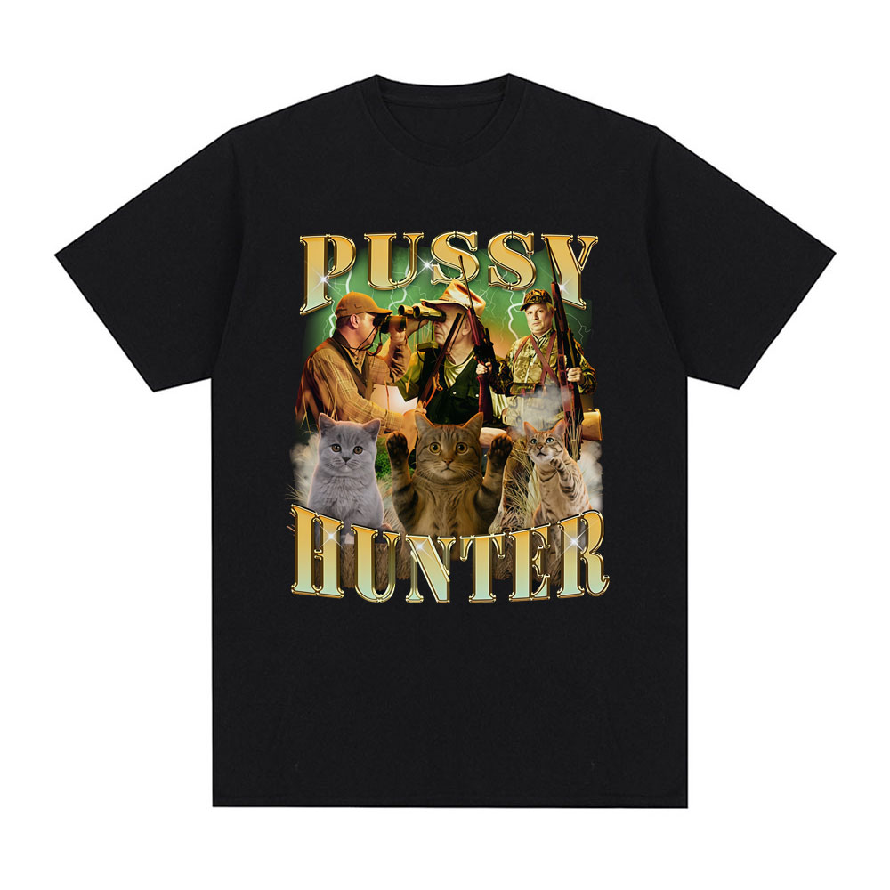 Outdoor Hunting Graphic Tees - T-shirt unisexe d'été vintage à motif