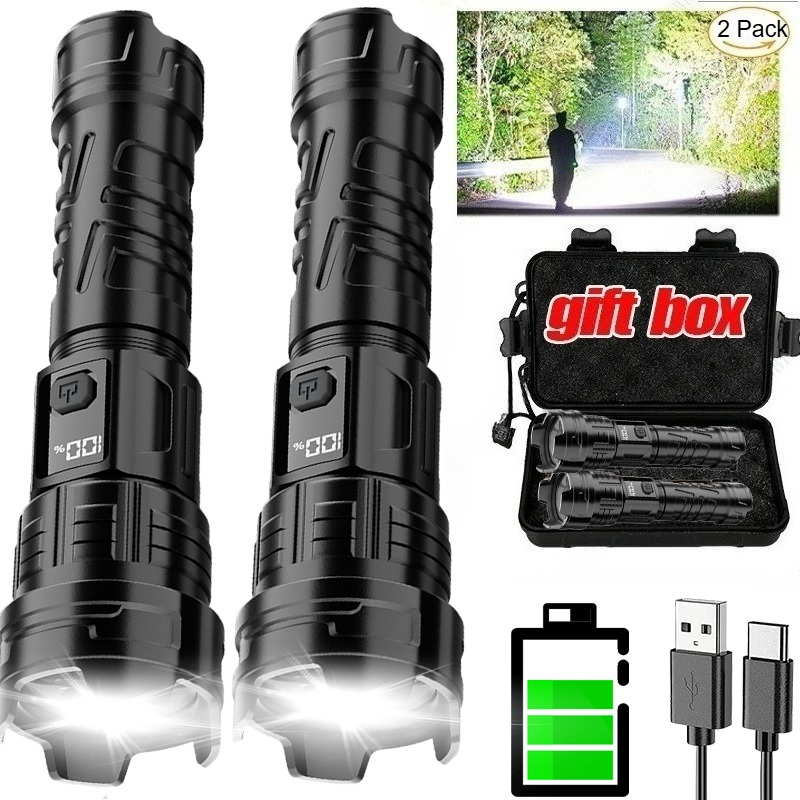 Hunting Fishing Outdoor - Lampe de poche LED très brillante,