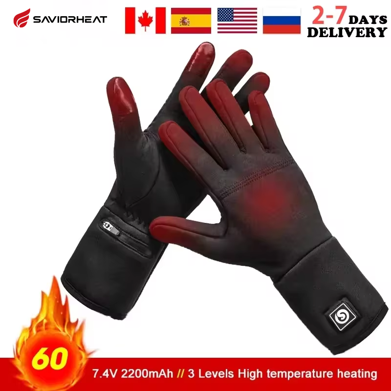 Hunting Fishing Outdoor - Gants chauffants à doublure électrique Rechargeable,