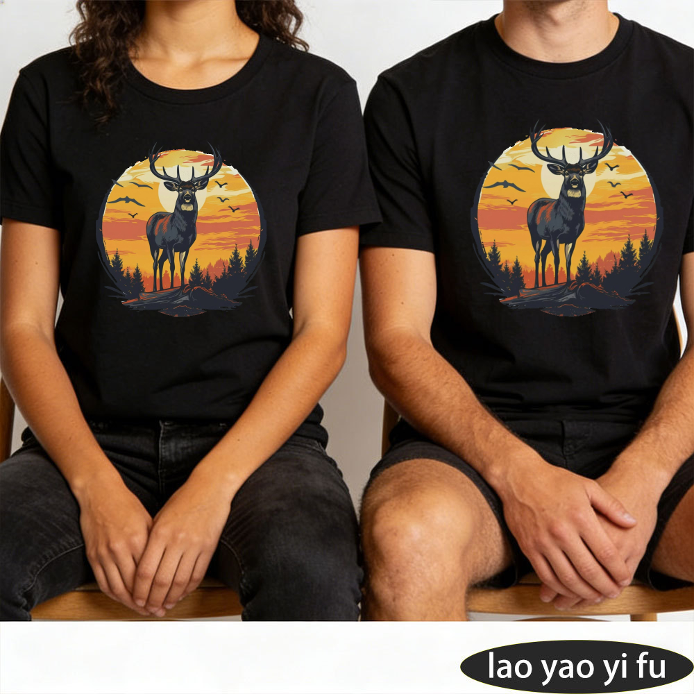 T-shirt vintage en coton pour  - Outdoor Hunting Graphic Tees avis et prix
