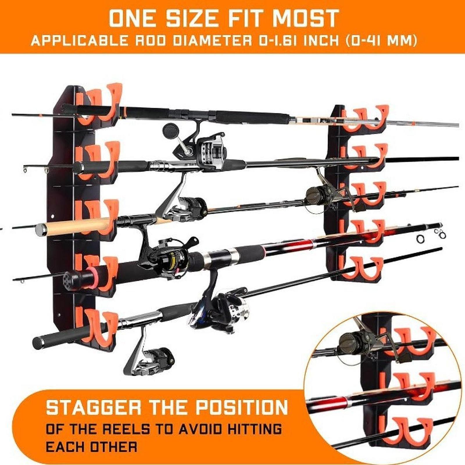 Support mural pour cannes à pê - Outdoor Hunting Gear Store avis et prix