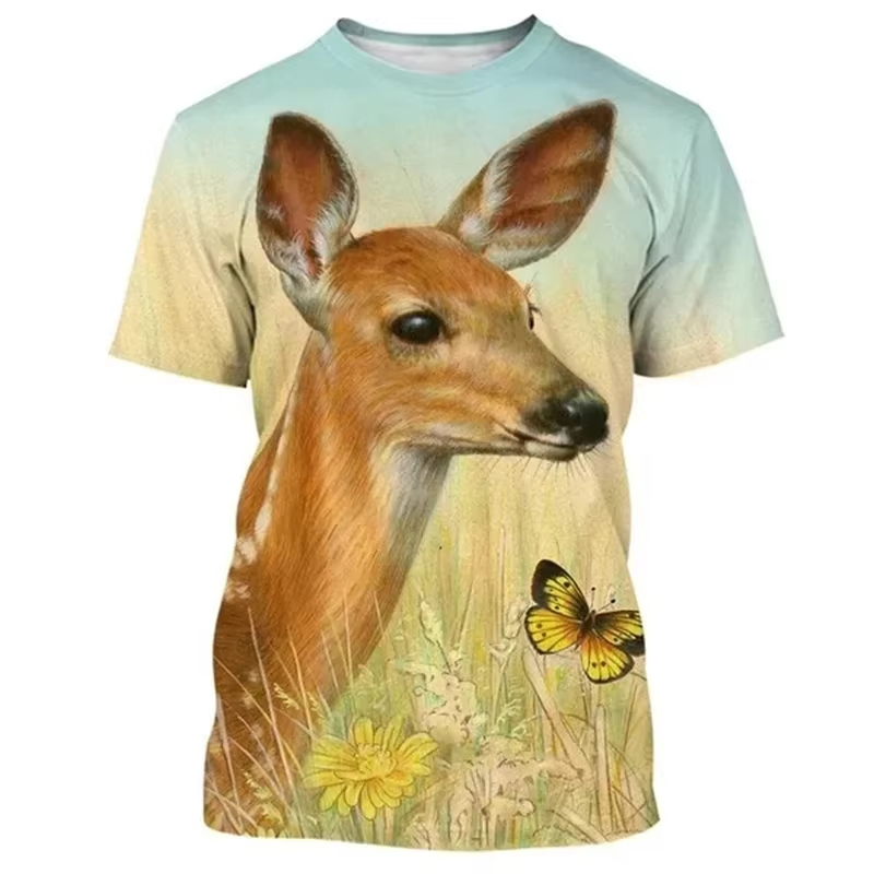 T-shirt à manches courtes et c - Outdoor Hunting Graphic Tees avis et prix