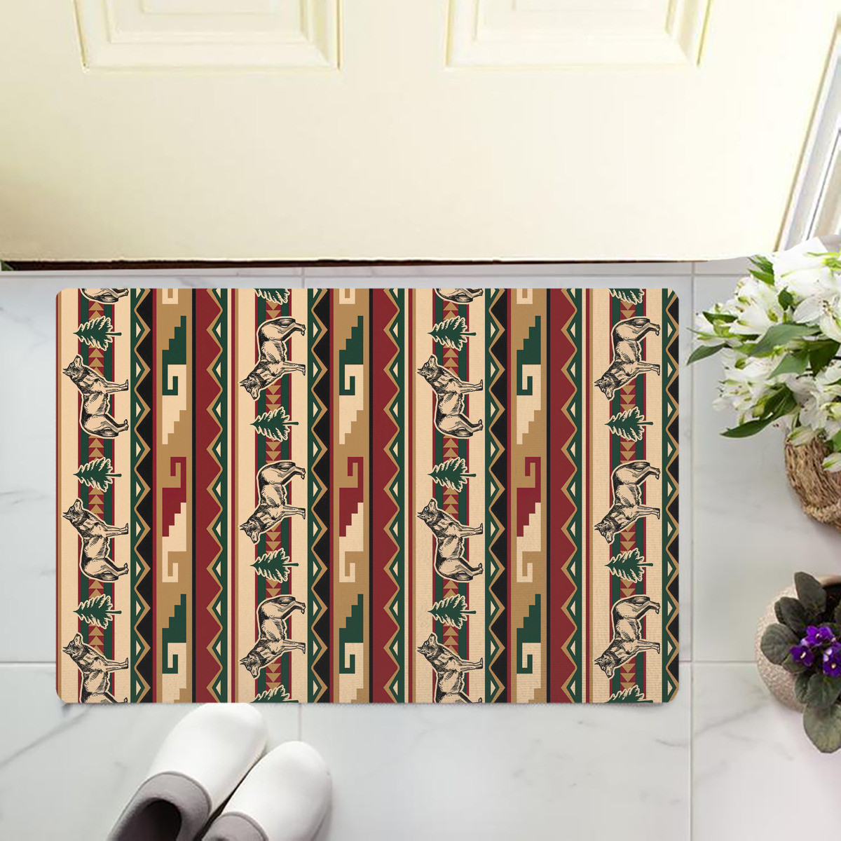 Hunting Deer Royal Vintige Fla - Hunting Outdoor Rug avis et prix