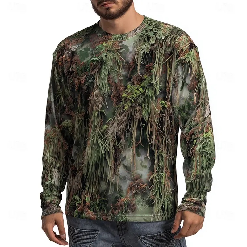 Chemise à manches longues pour - Outdoor Hunting Graphic Tees avis et prix