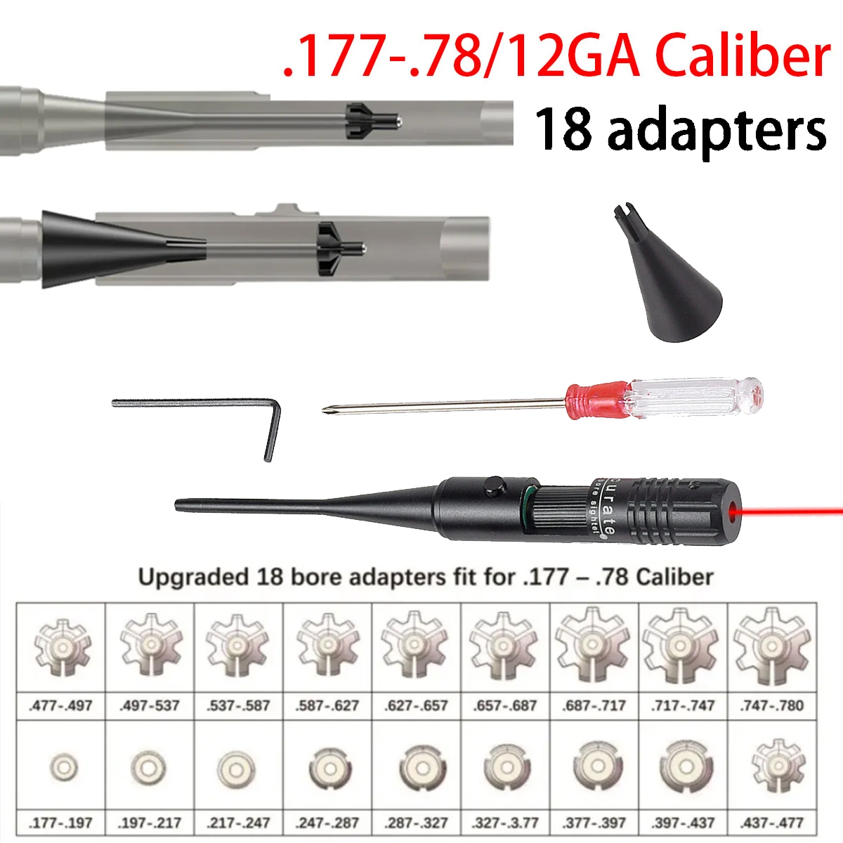 Kit de visée Laser vert rouge, - Laser Boresighter Kit avis et prix