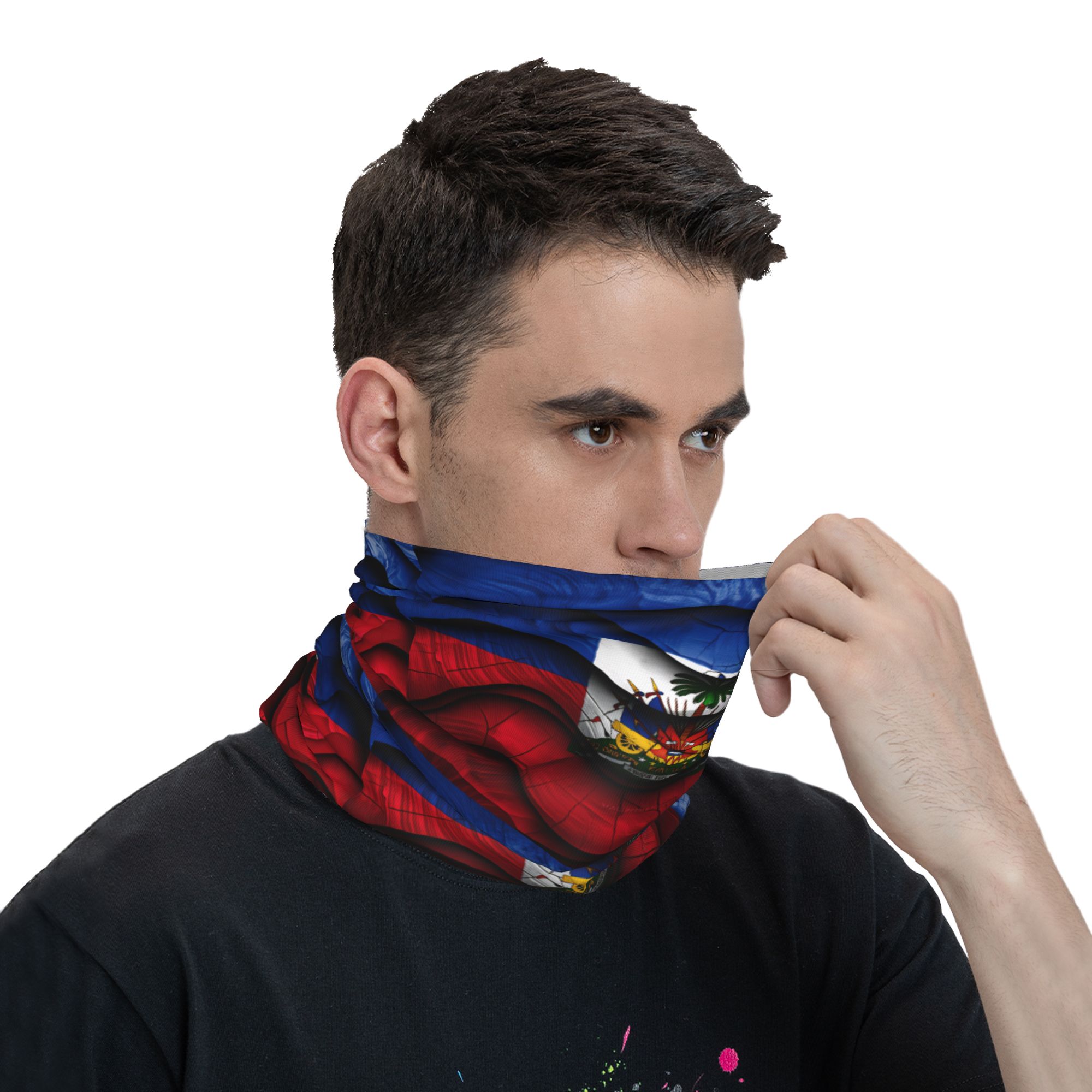 Balaclava avec drapeau d'Haïti - Hunting Fishing Outdoor avis et prix