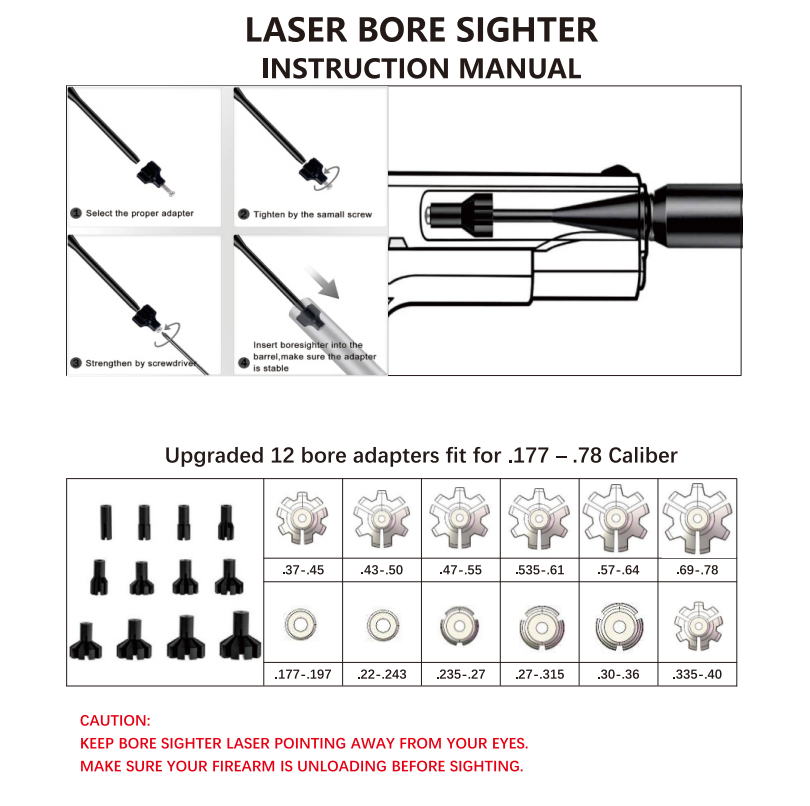 Kit de visée d'alésage 12 adap - Laser Boresighter Kit avis et prix