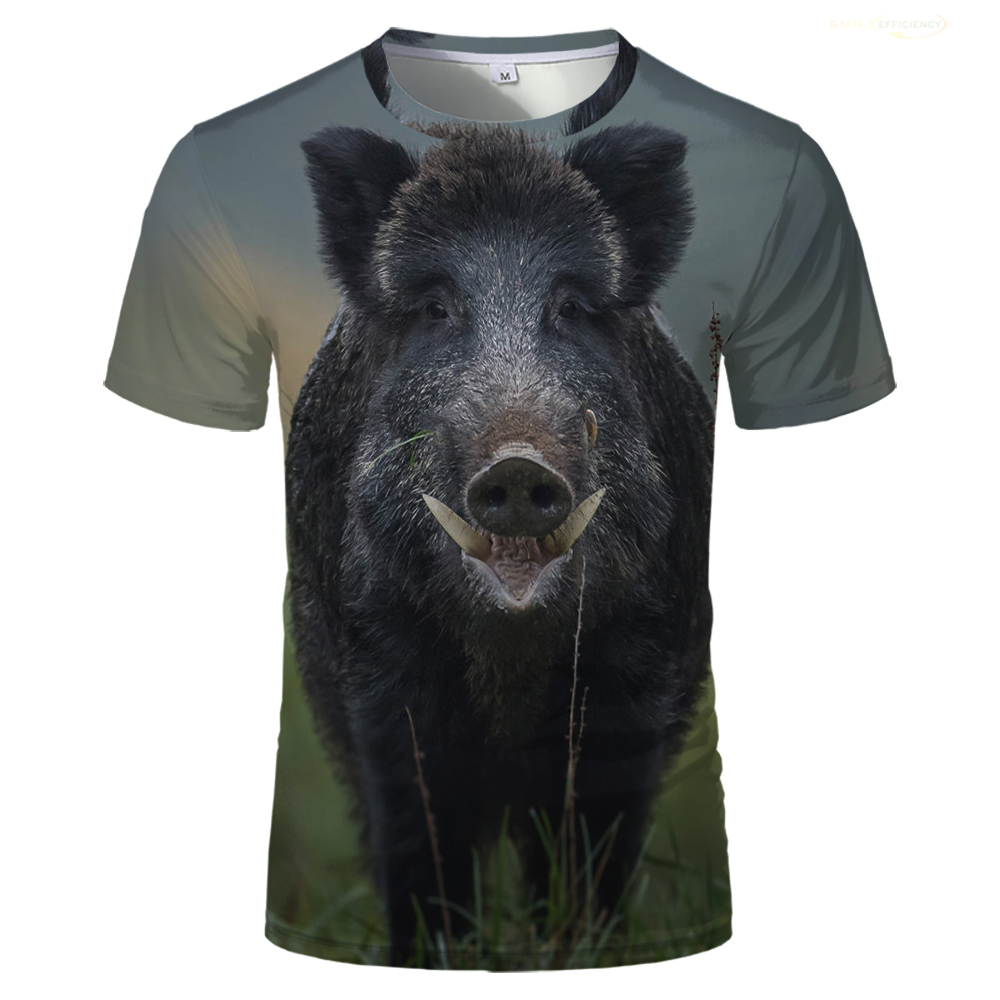 T-shirt de sport imprimé 3D po - Outdoor Hunting Graphic Tees avis et prix