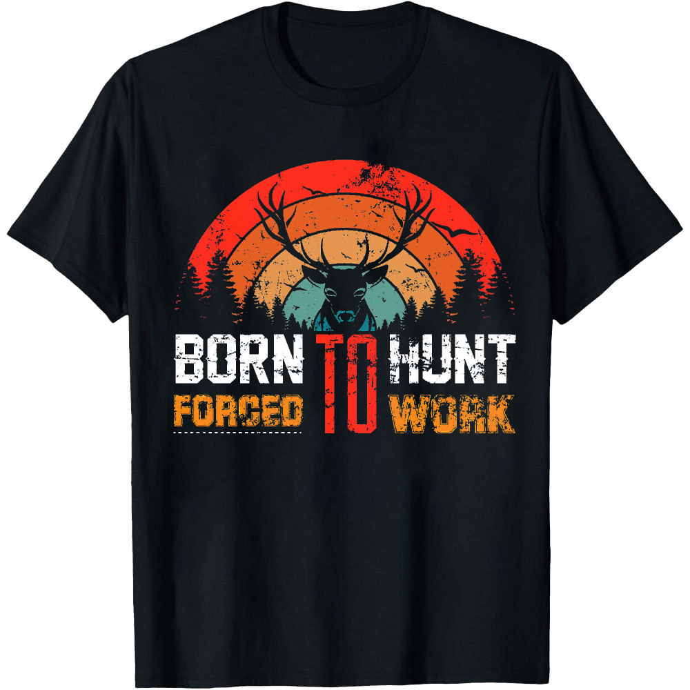T-shirt graphique silhouettede - Outdoor Hunting Graphic Tees avis et prix