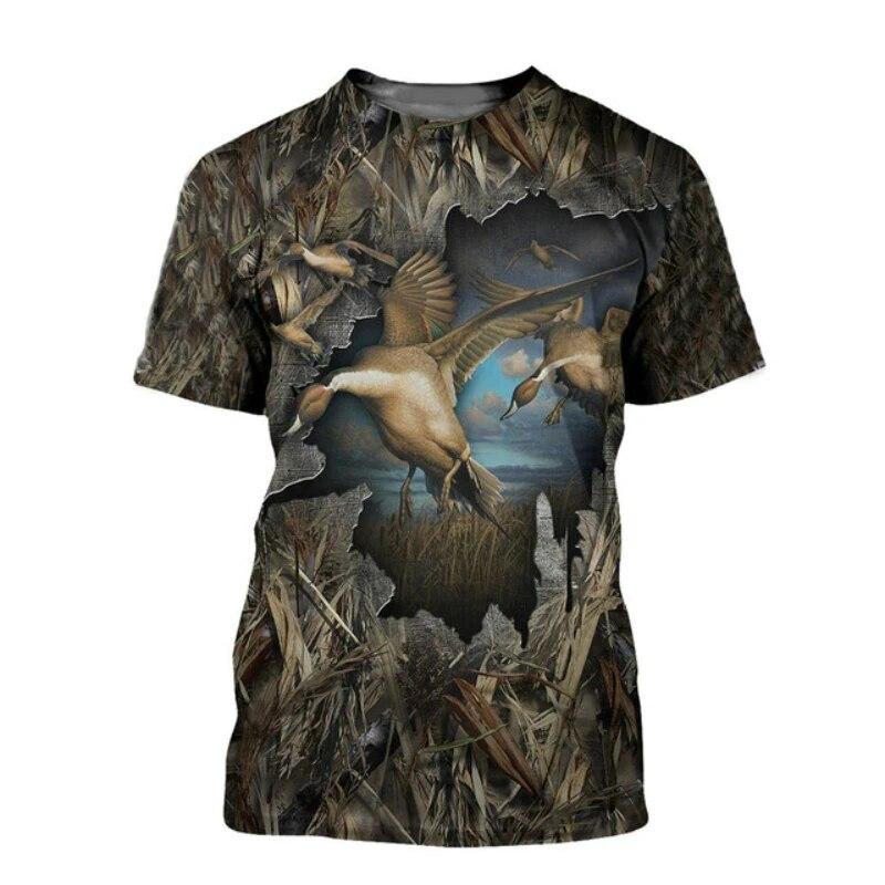 T-shirt pour homme imprimé 3D  - Outdoor Hunting Graphic Tees avis et prix