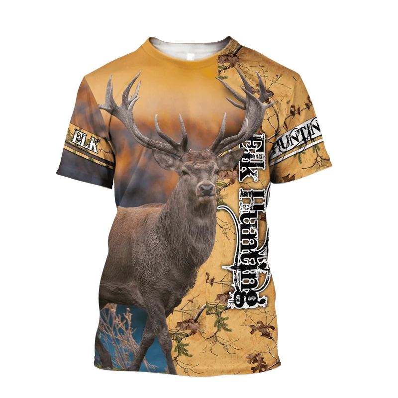 1 pièce personnalisé votre ima - Outdoor Hunting Graphic Tees avis et prix