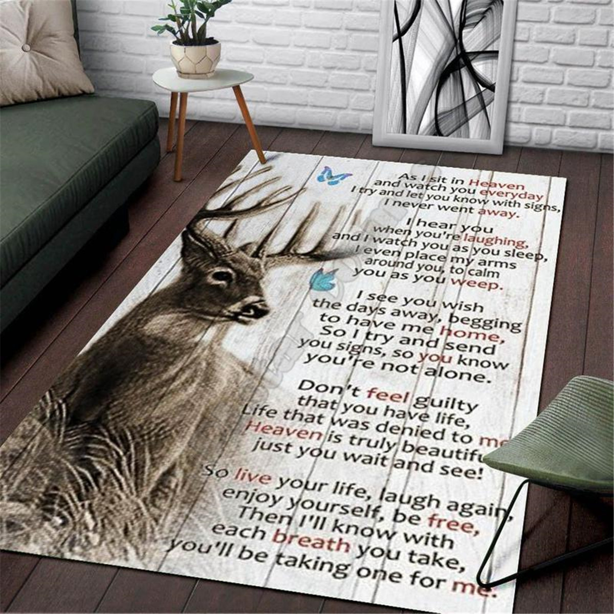 Tapis de sol imprimé en 3D mot - Hunting Outdoor Rug avis et prix
