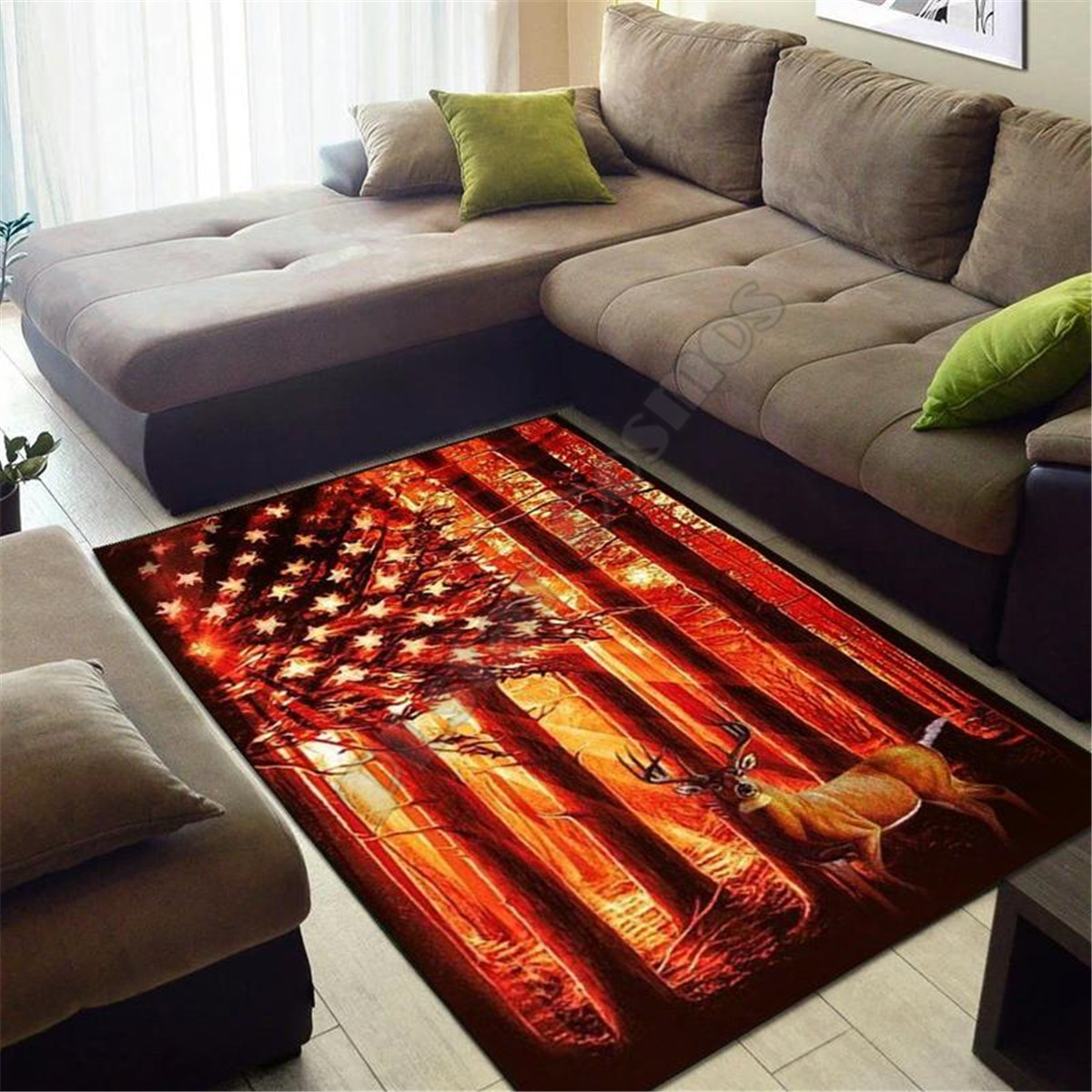 Tapis de sol imprimé en 3D mot - Hunting Outdoor Rug avis et prix