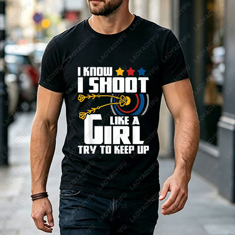 T-shirt graphique décontracté  - Outdoor Hunting Graphic Tees avis et prix